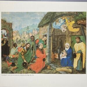 Bening, Adoration of Magi, Saenredam, Cathedral, Print, Art, ~ 240623-WH 595